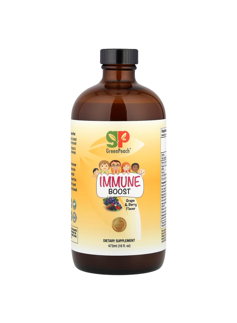 Immune Boost, Grape & Berry, 16 fl oz (473 ml)